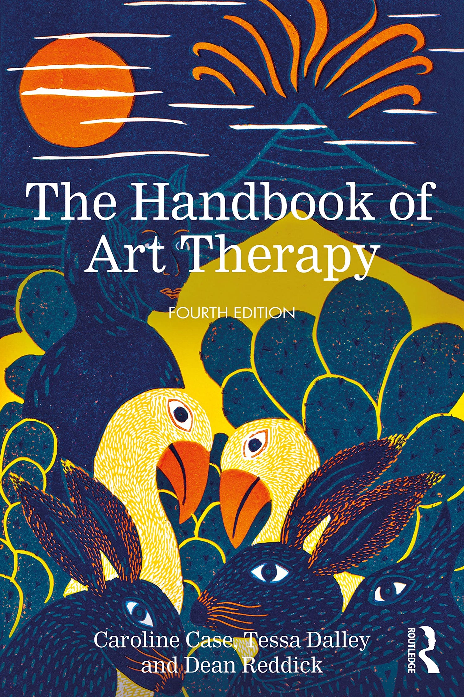 The Handbook of Art Therapy — used book cover