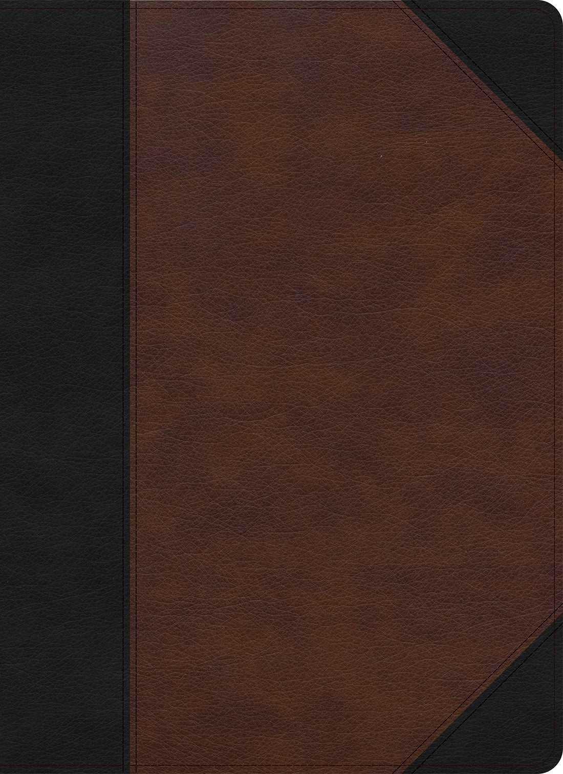 CSB Verse-by-Verse Reference Bible, Black/Brown LeatherTouch, Black Letter, Presentation Page, Cross-References, Full-Color Maps, Easy-to-Read Bible Serif Type — used book cover
