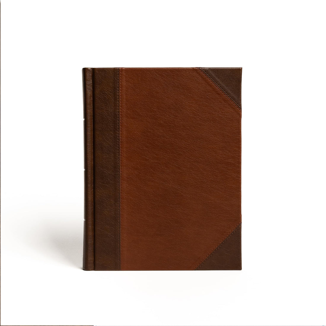 CSB Notetaking Bible, Large Print Edition, Brown/Tan LeatherTouch Over Board, Black Letter, Wide Margins, Journaling Space, Single-Column, Reading Plan, Easy-to-Read Bible Serif Type — used book cover