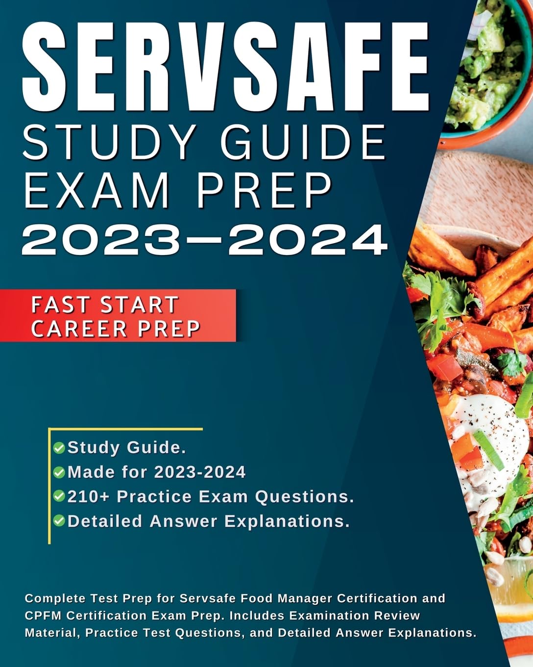Servsafe Study Guide CPFM Exam Prep 2024-2025 — used book cover