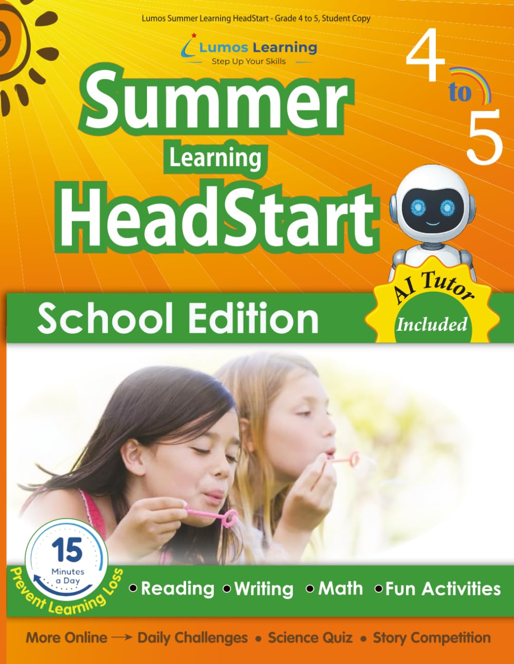 Lumos Summer Learning HeadStart - Grade 4 to 5, Student Copy — used book cover