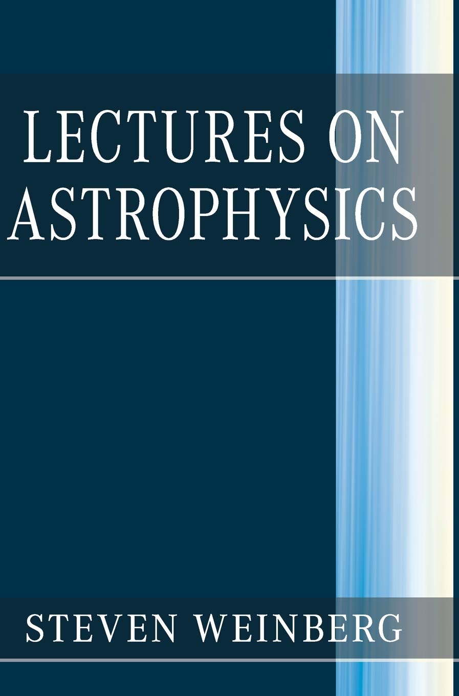 Lectures on Astrophysics — used book cover