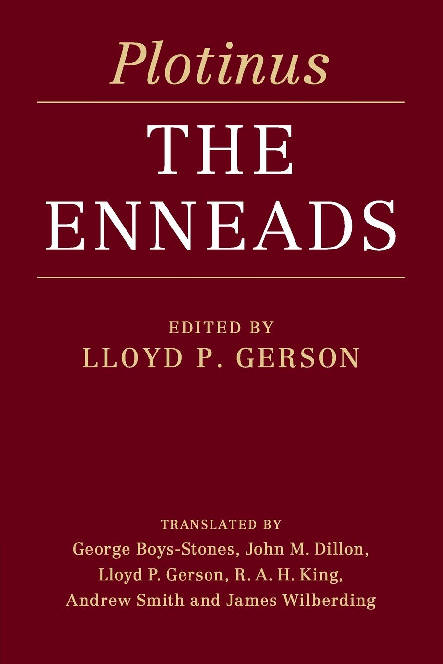 Plotinus: The Enneads — used book cover