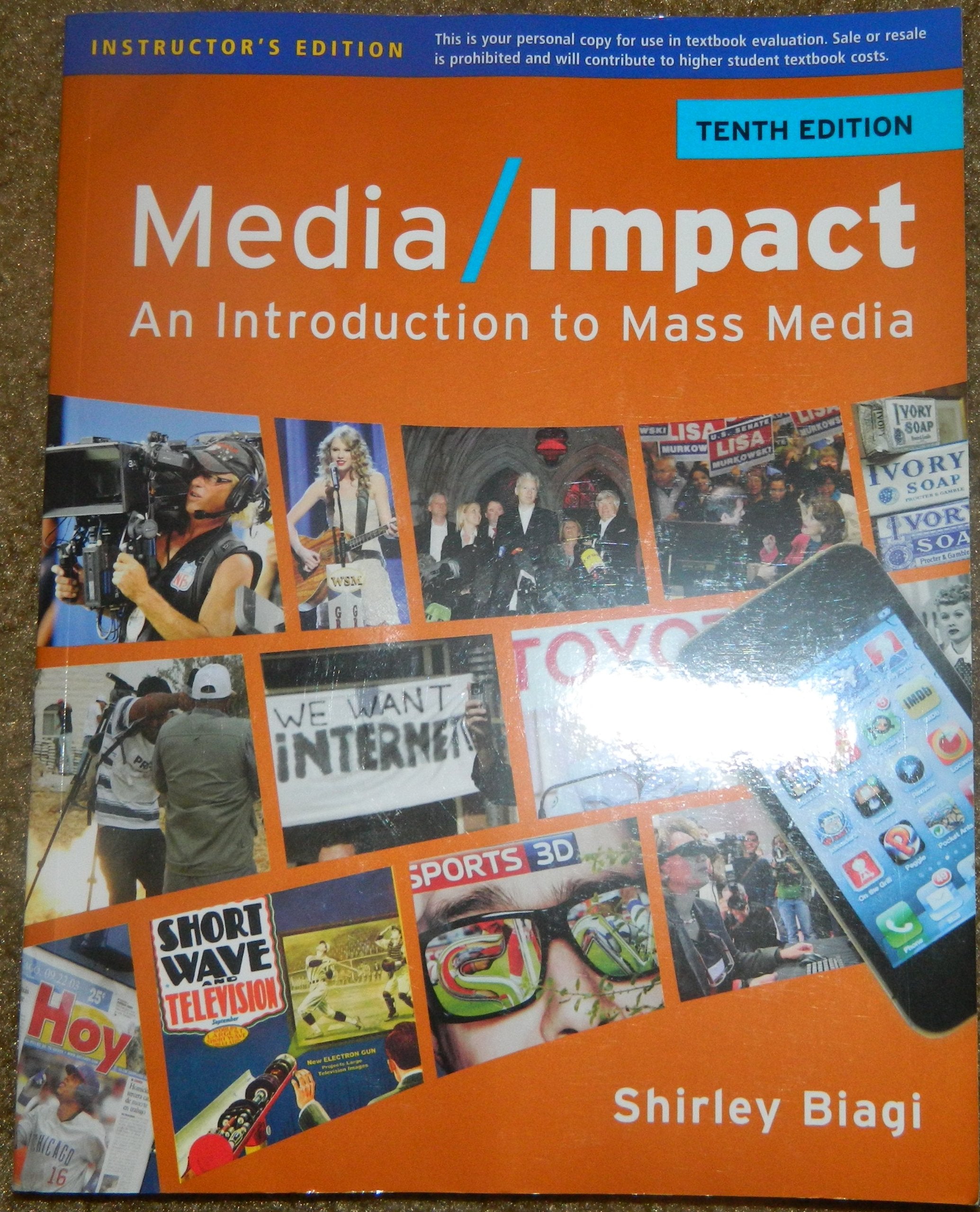 Media Impact: An Introduction to Mass Media — used book cover