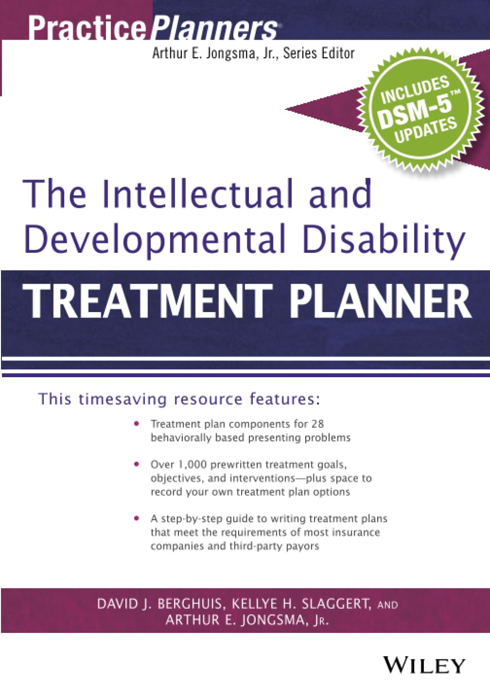 The Intellectual and Developmental Disability Treatment Planner, with DSM 5 Updates — used book cover
