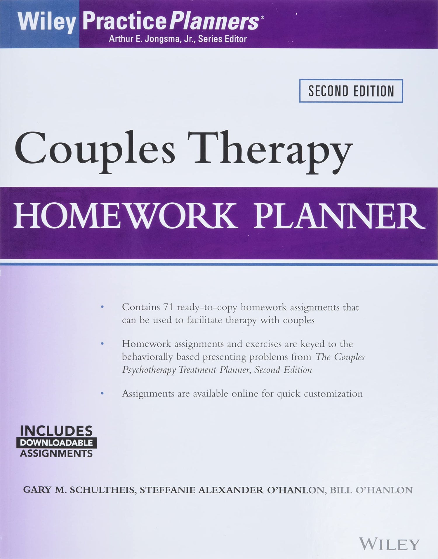 Couples Therapy Homework Planner