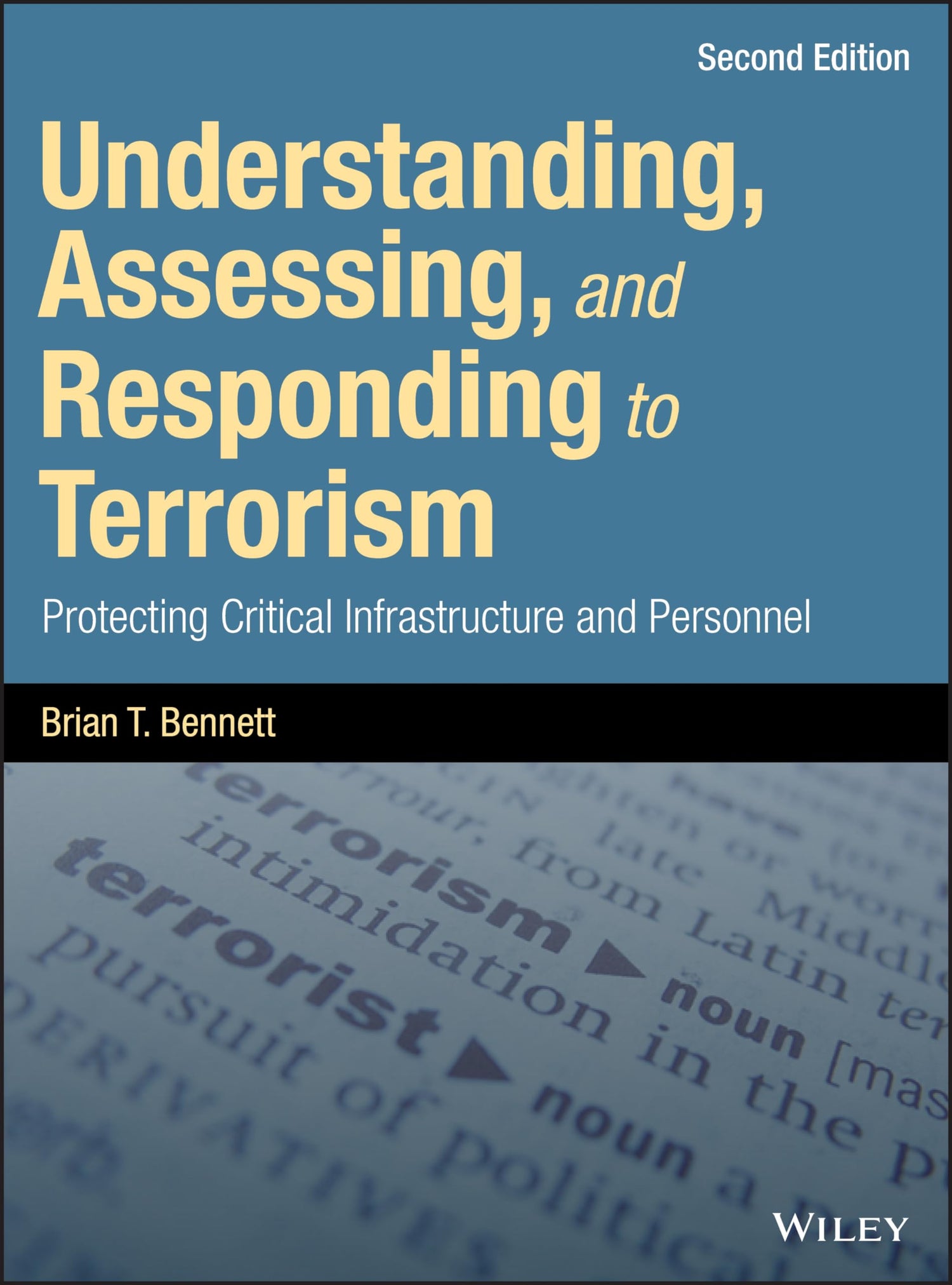 Understanding, Assessing, and Responding to Terrorism — used book cover