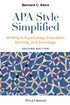 APA Style Simplified — used book cover