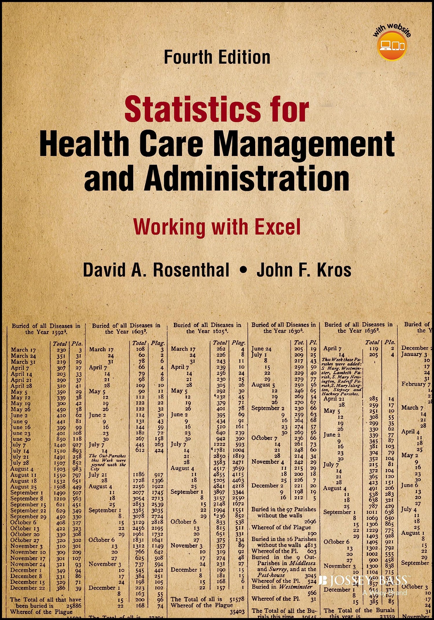 Statistics for Health Care Management and Administration — used book cover