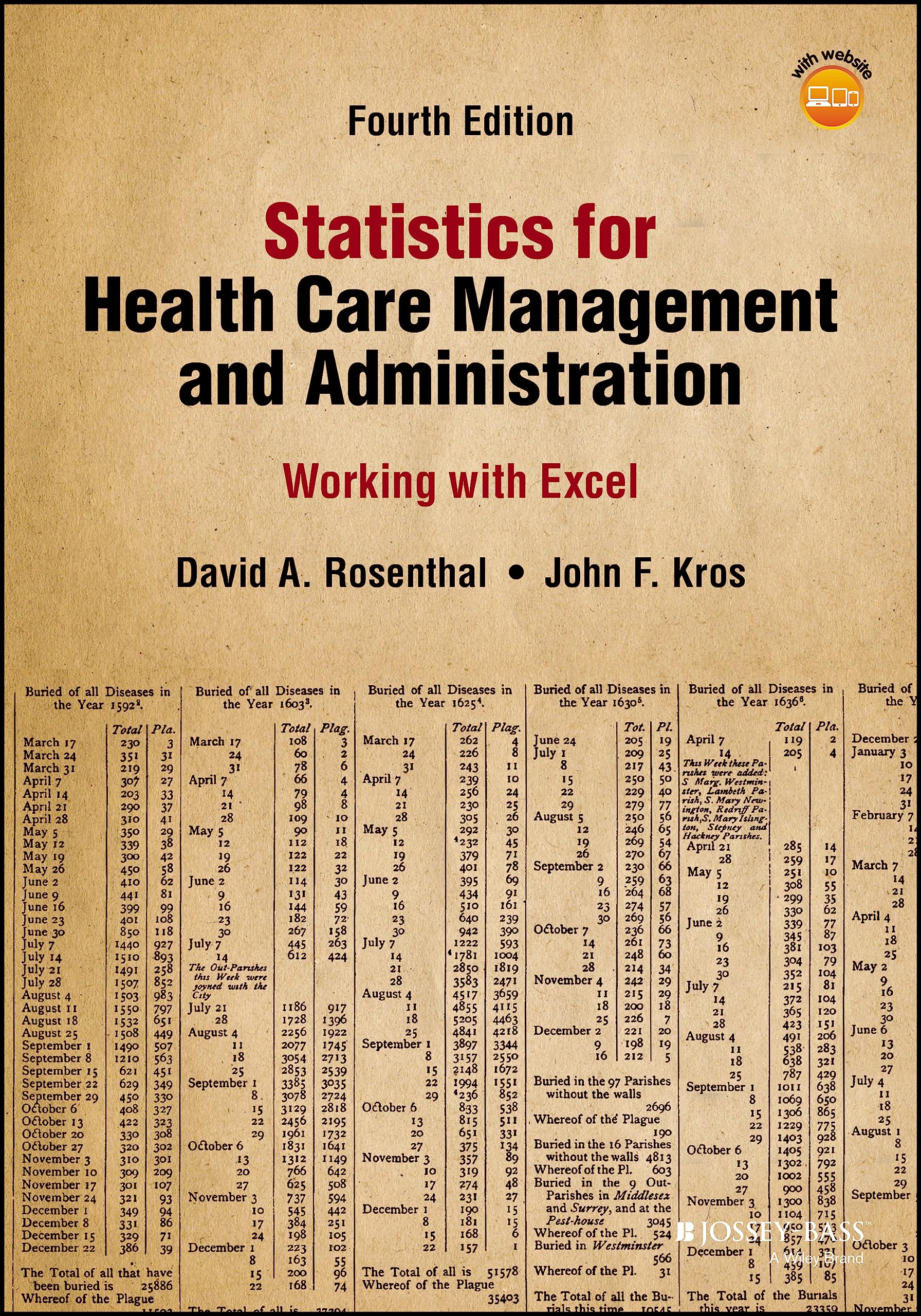 Statistics for Health Care Management and Administration — used book cover