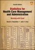 Statistics for Health Care Management and Administration — used book cover