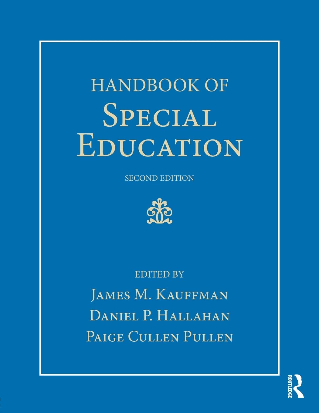 Handbook of Special Education — used book cover