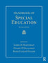 Handbook of Special Education — used book cover