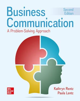 Business Communication: A Problem Solving-Solving Approach — used book cover