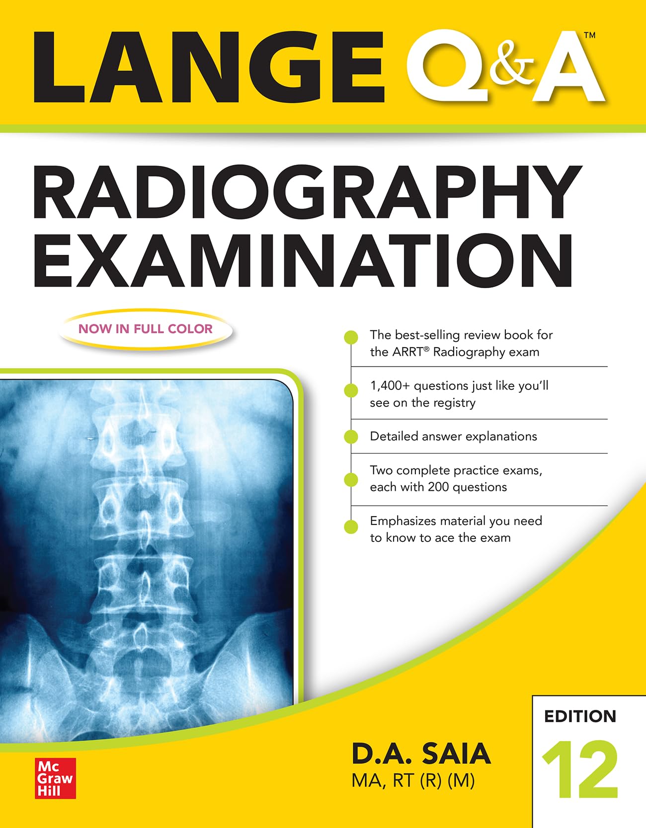 Lange Q &amp; A Radiography Examination 12e