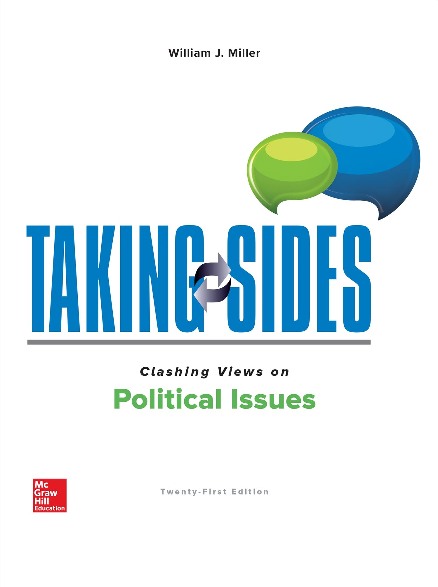 Taking Sides: Clashing Views on Political Issues — used book cover
