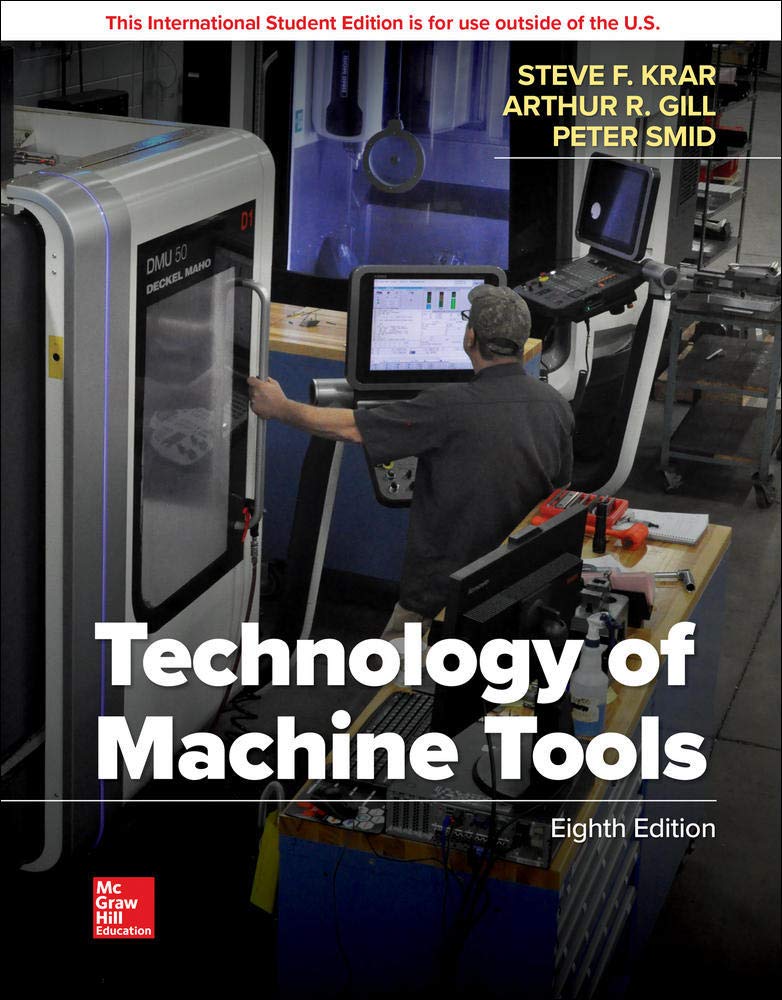 Technology Of Machine Tools — used book cover