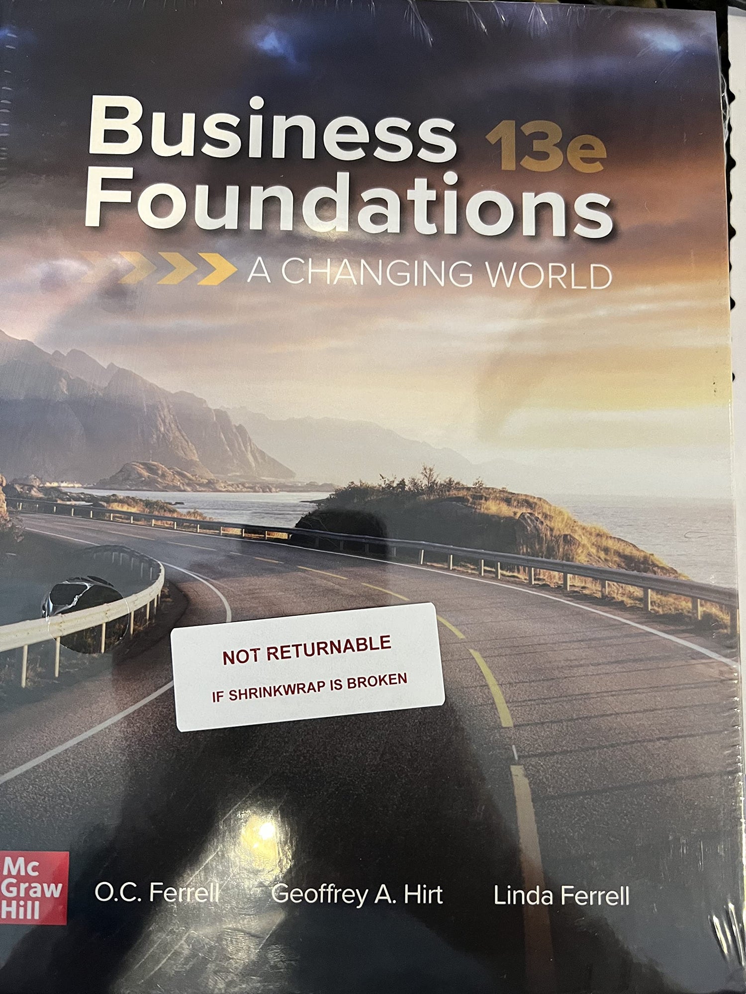 Business Foundations: A Changing World — used book cover