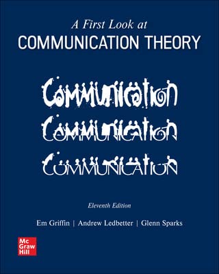 A First Look at Communication Theory — used book cover