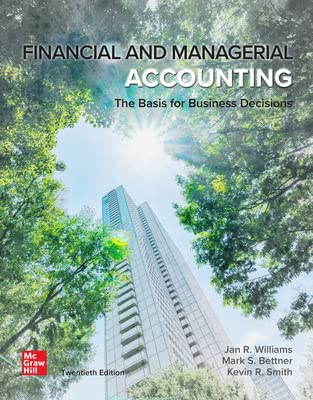 Loose Leaf for Financial and Managerial Accounting