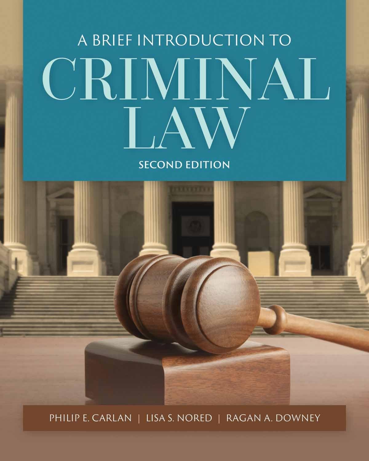 A Brief Introduction to Criminal Law — used book cover