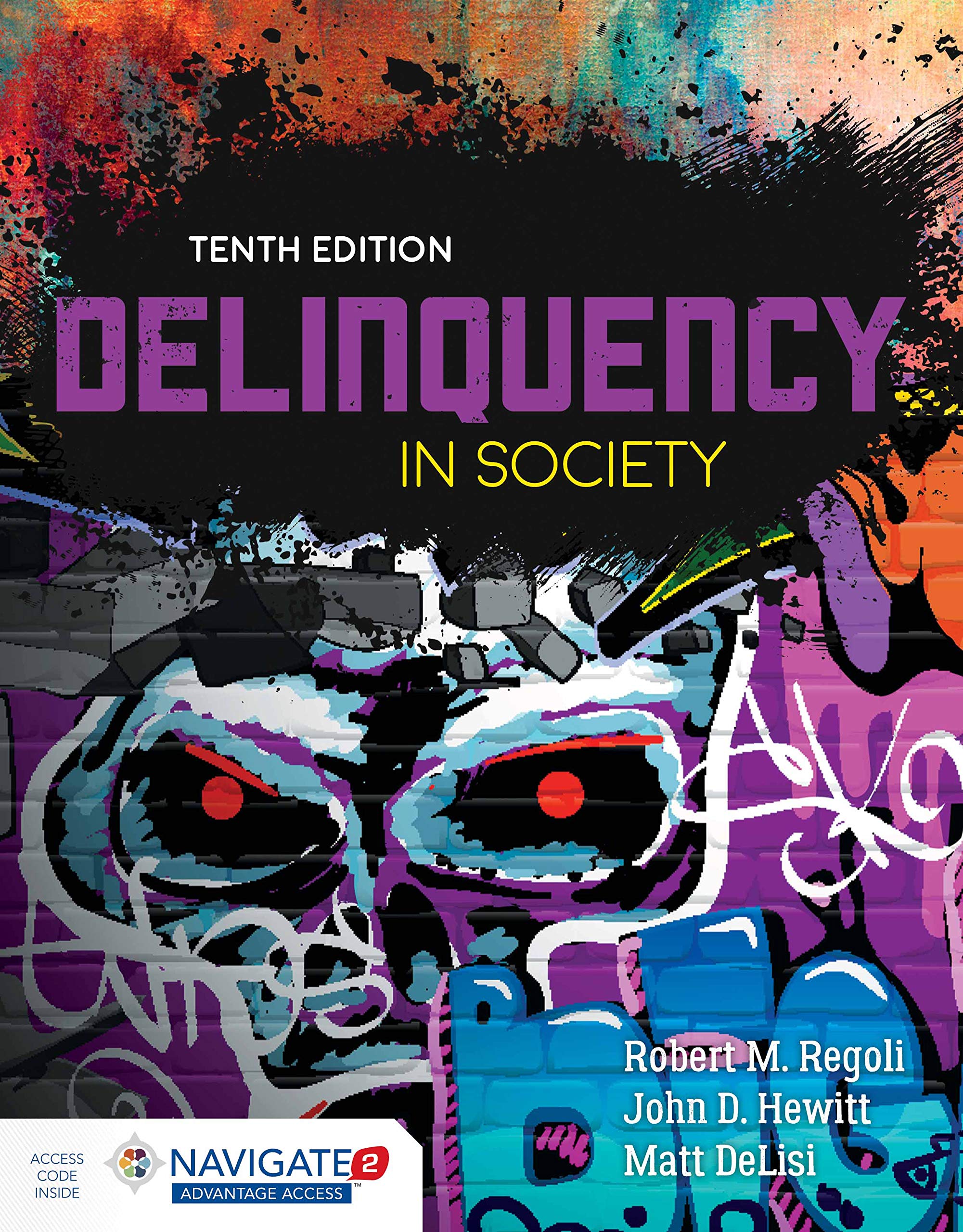 Delinquency in Society — used book cover