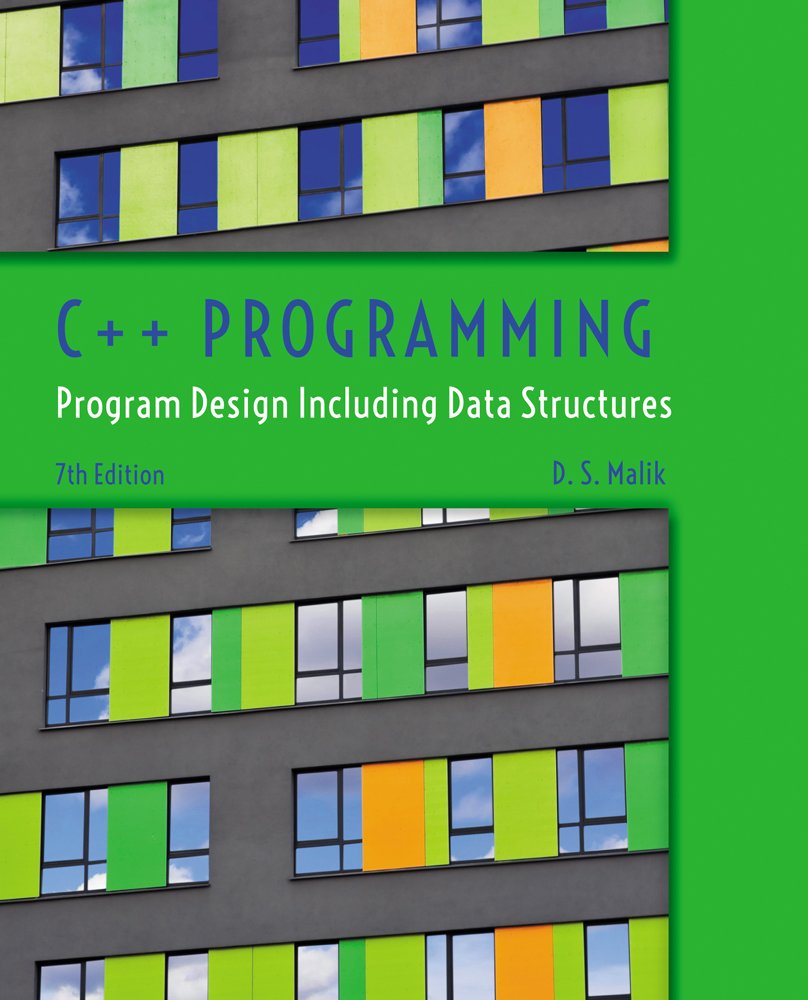C++ Programming: Program Design Including Data Structures — used book cover