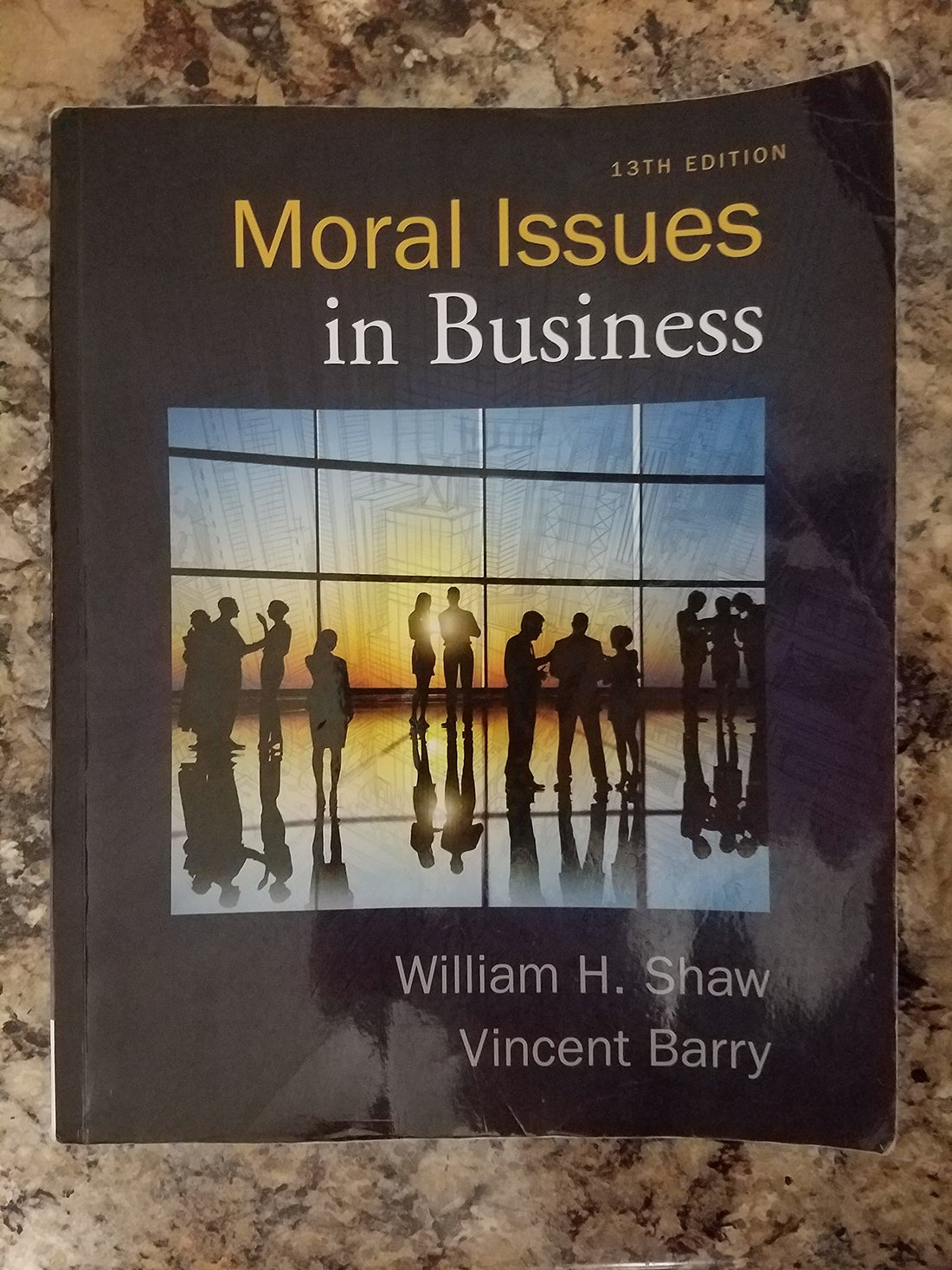 Moral Issues in Business — used book cover