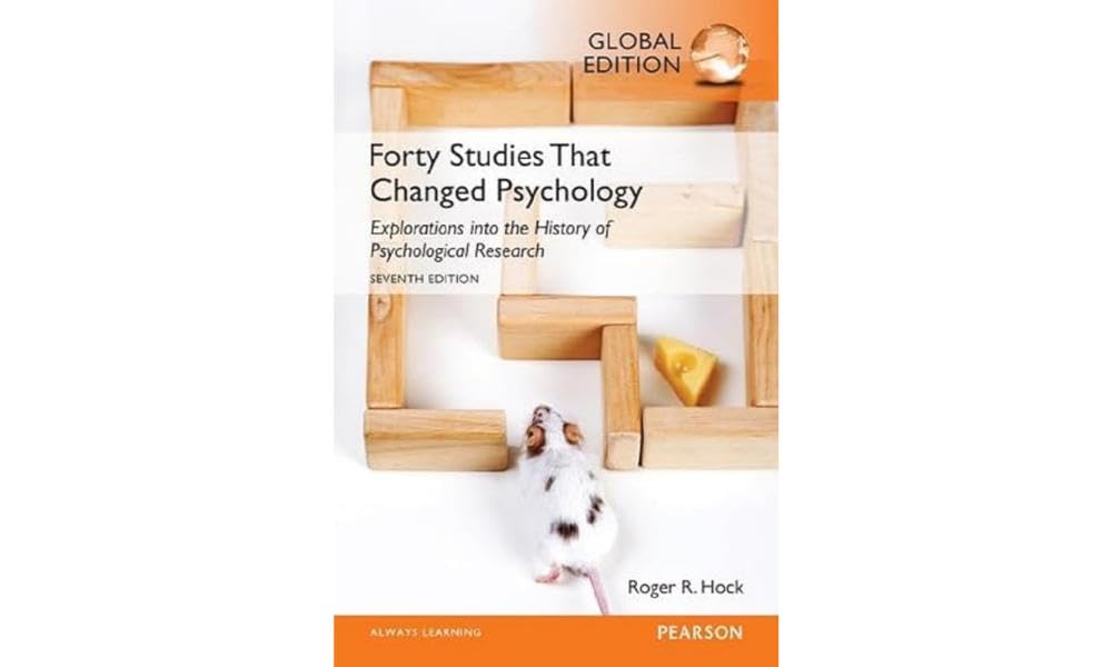 Forty Studies that Changed Psychology, Global Edition HOCK — used book cover