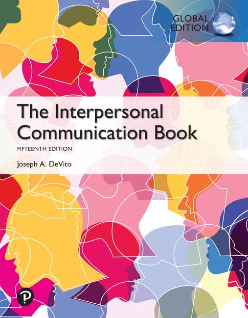 Interpersonal Communication Book, Global Edition — used book cover