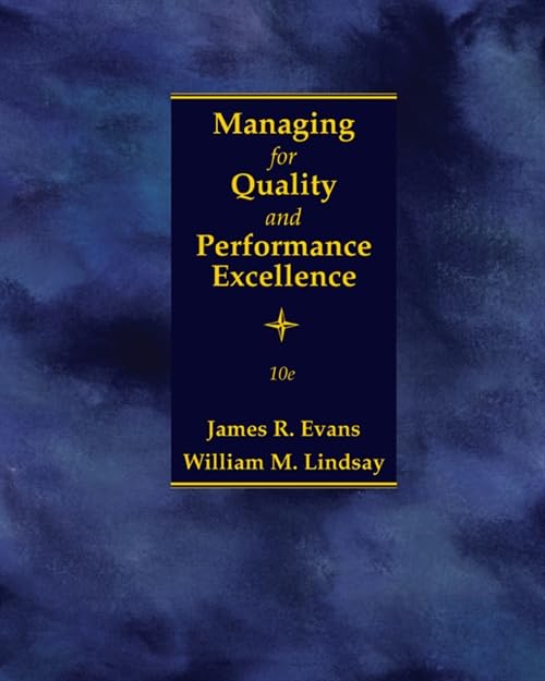 Managing for Quality and Performance Excellence — used book cover