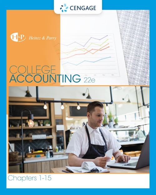 College Accounting, Chapters 1-15 (New in Accounting from Heintz and Parry)