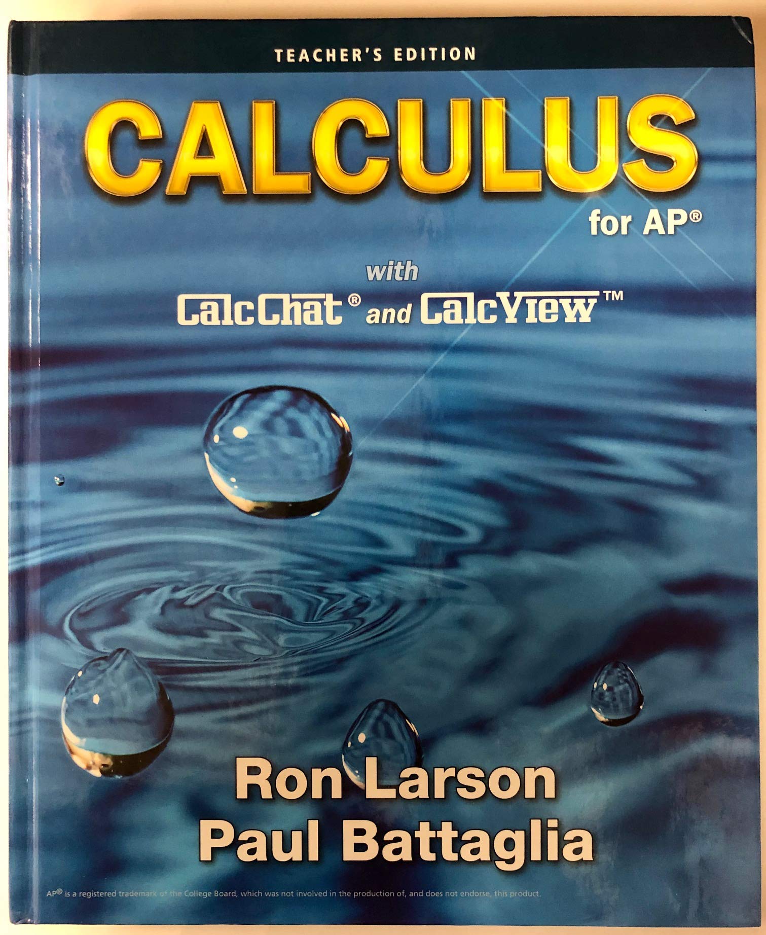 Calculus for AP - Teachers Edition