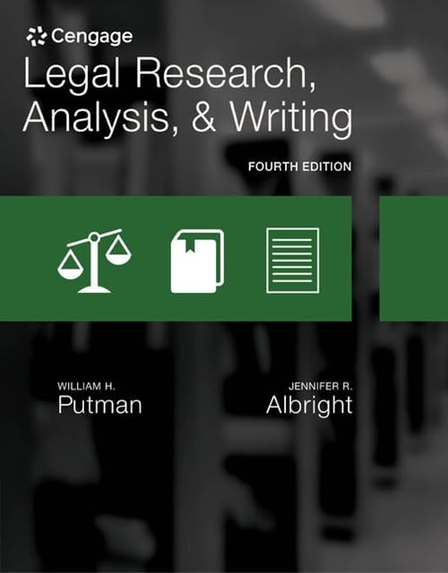 Legal Research, Analysis, and Writing — used book cover