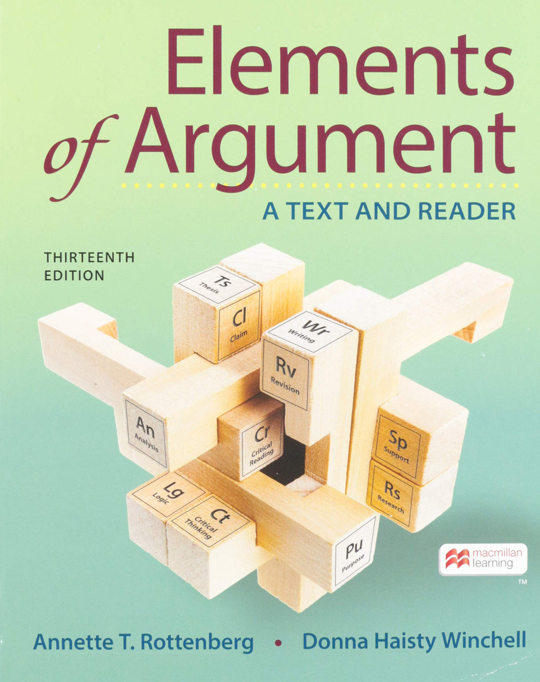 Elements of Argument — used book cover