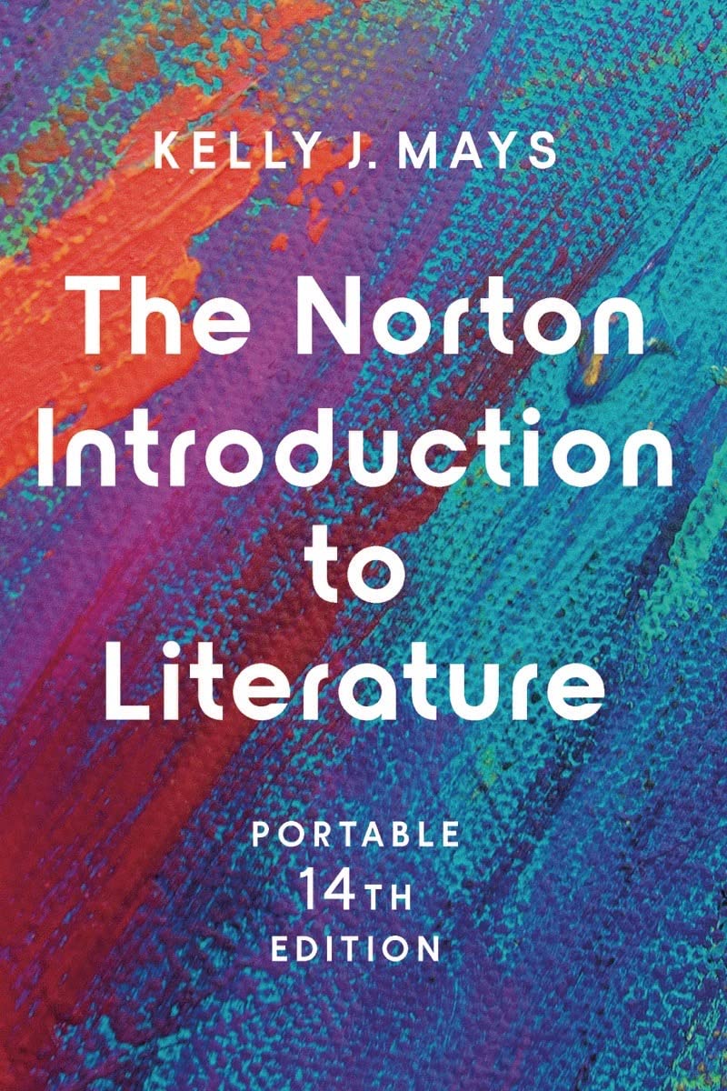 The Norton Introduction to Literature — used book cover