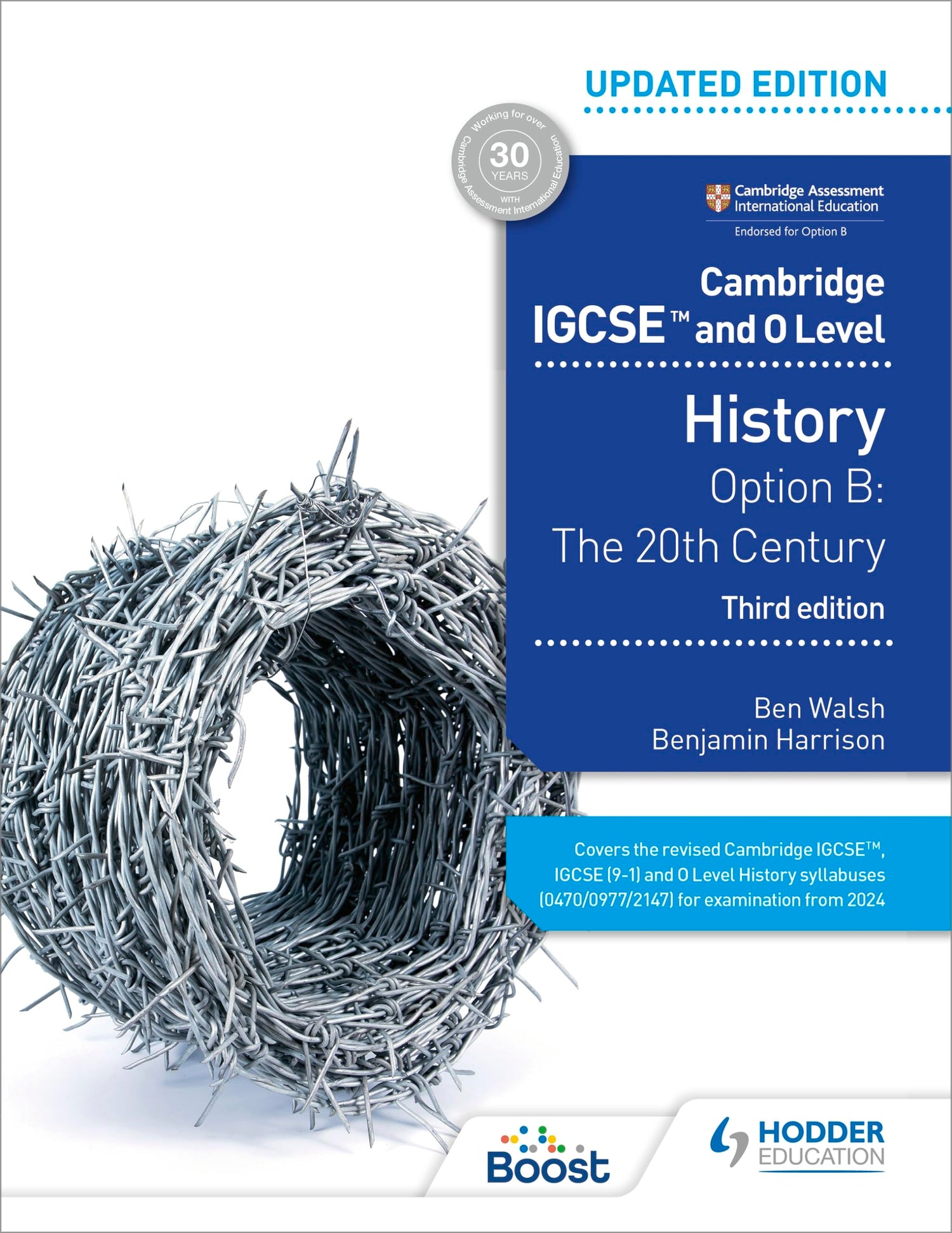 Cambridge IGCSE and O Level History 3rd Edition: Option B: The 20th century: Hodder Education Group
