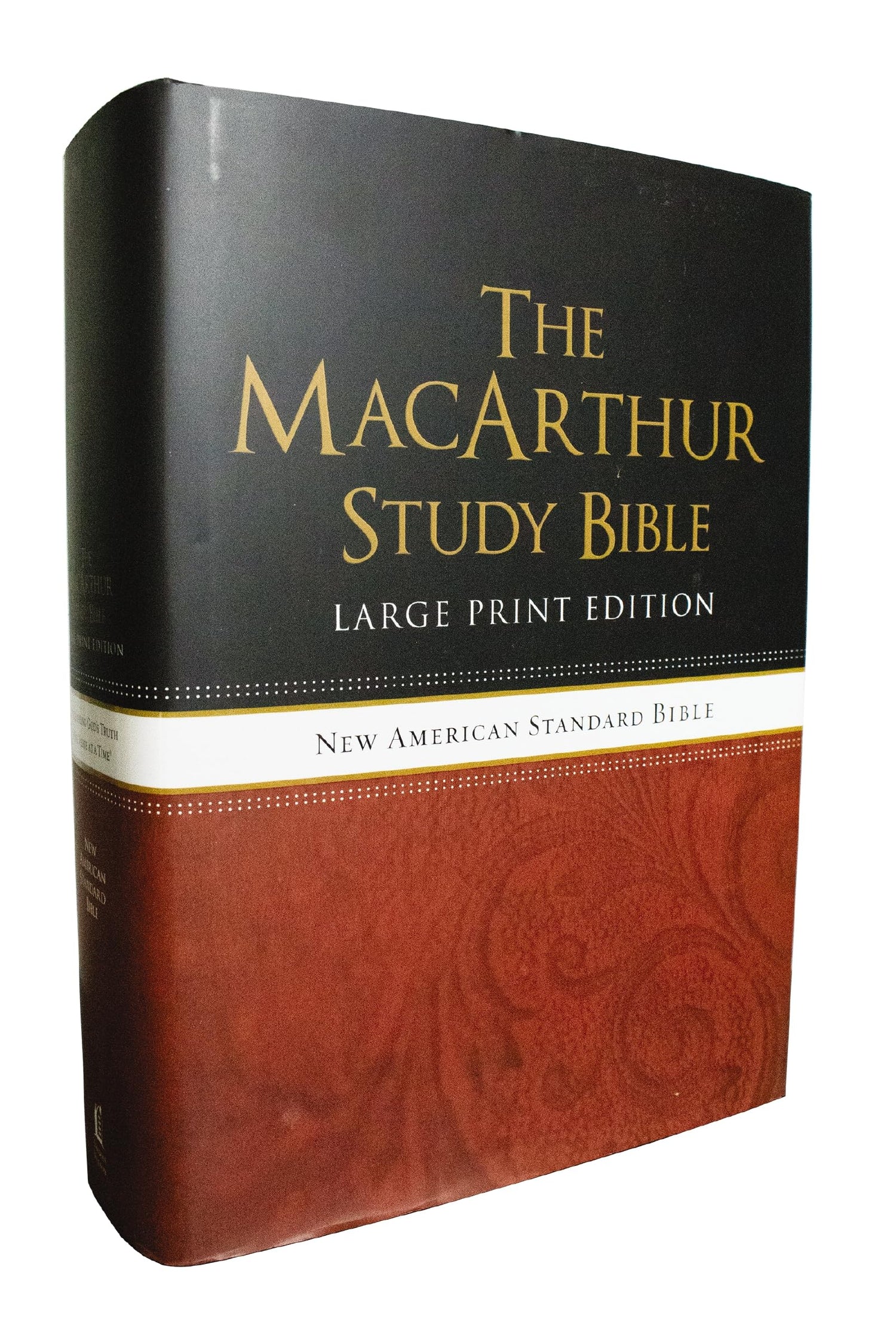 The NASB, MacArthur Study Bible, Large Print, Hardcover, Thumb Indexed, 1995 Text: Unleashing God&