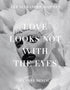 Love Looks Not with the Eyes — used book cover