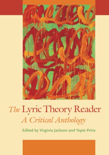 The Lyric Theory Reader — used book cover