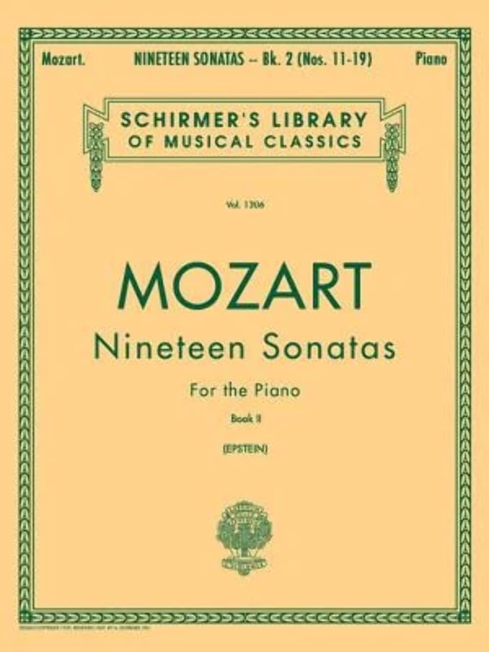 Nineteen (19) Sonatas For The Piano Book 2 English Spanish Text — used book cover
