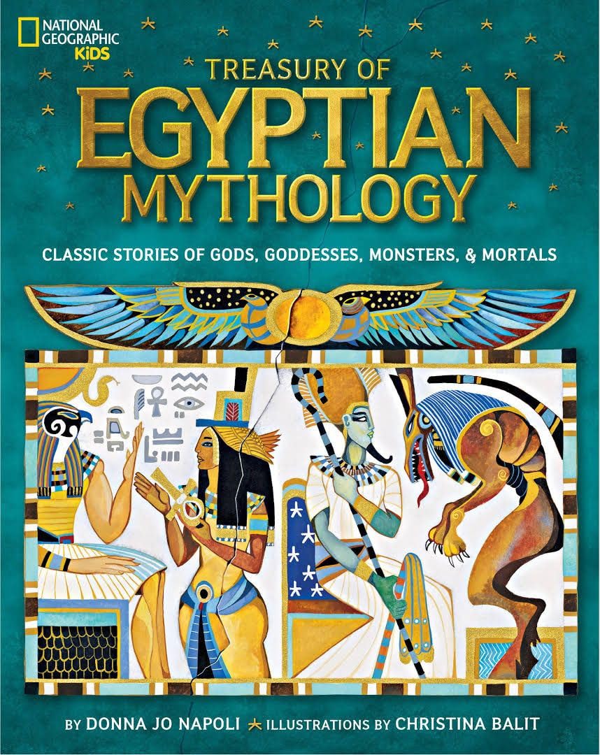 Treasury of Egyptian Mythology — used book cover
