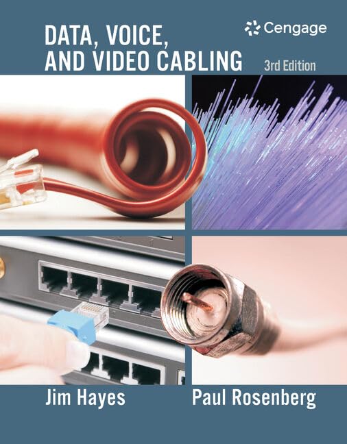 Data, Voice and Video Cabling — used book cover