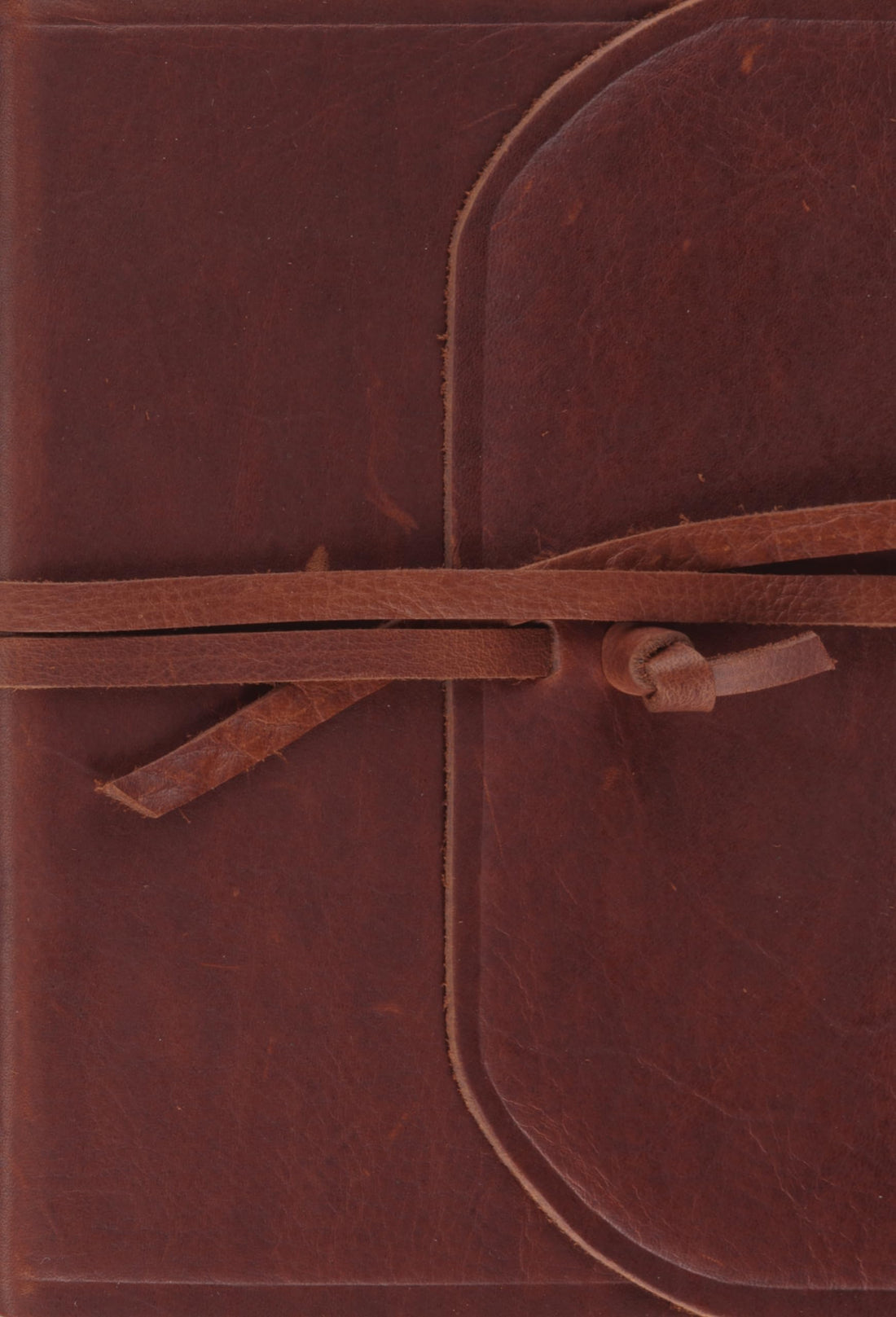 ESV Large Print Compact Bible (Brown, Flap with Strap)