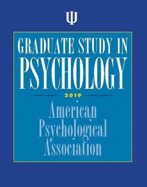 Graduate Study in Psychology