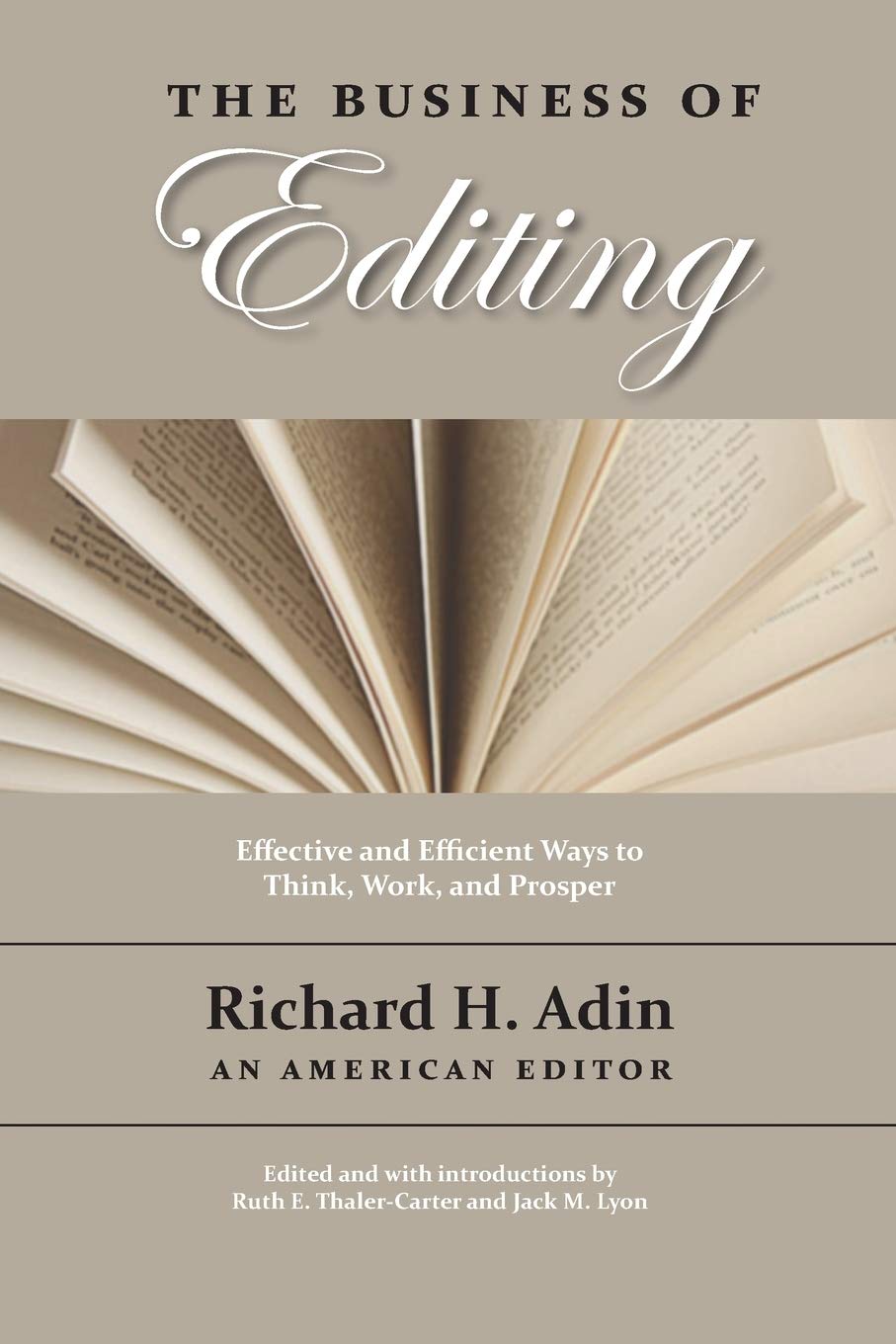 The Business of Editing — used book cover