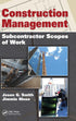 Construction Management: Subcontractor Scopes of Work — used book cover