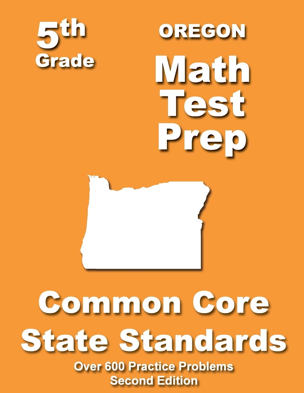 Oregon 5th Grade Math Test Prep — used book cover