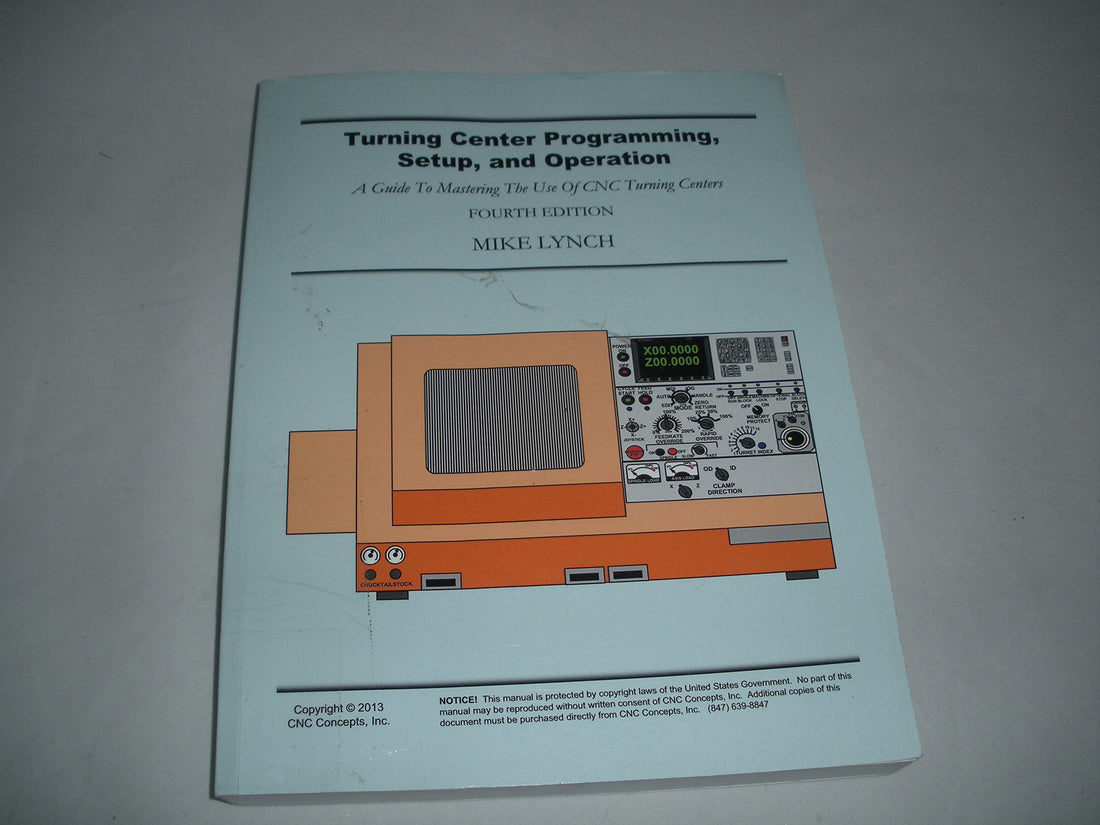 Turning Center Programming, Setup, and Operation — used book cover