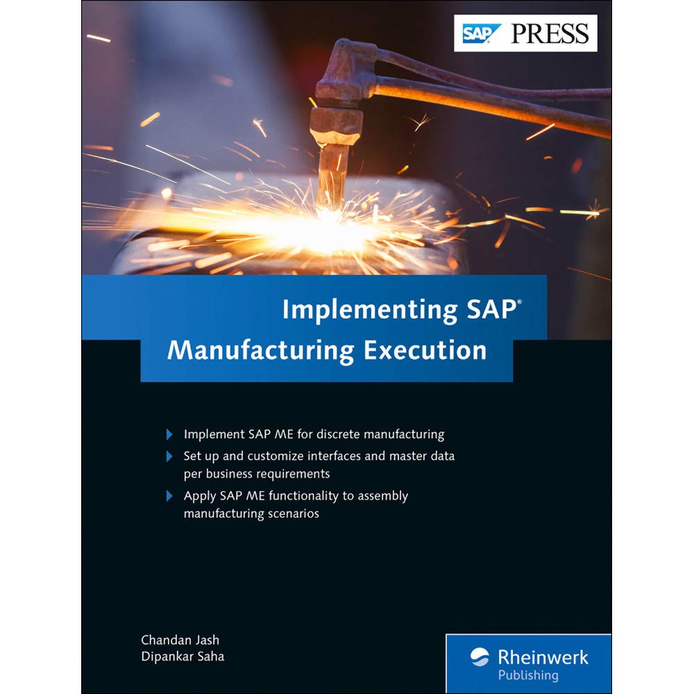 Implementing SAP Manufacturing Execution (SAP ME) — used book cover